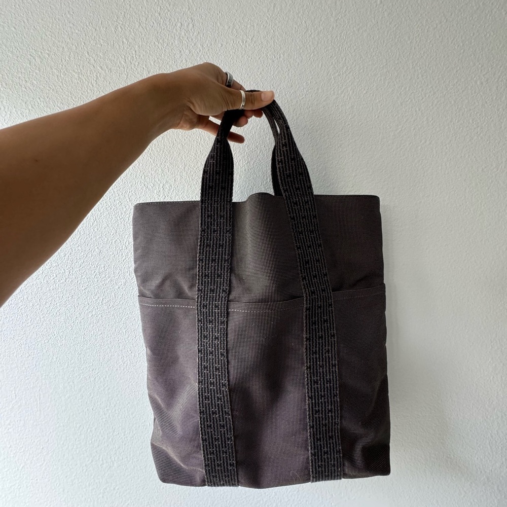 Hermès Toile Herline Cabas